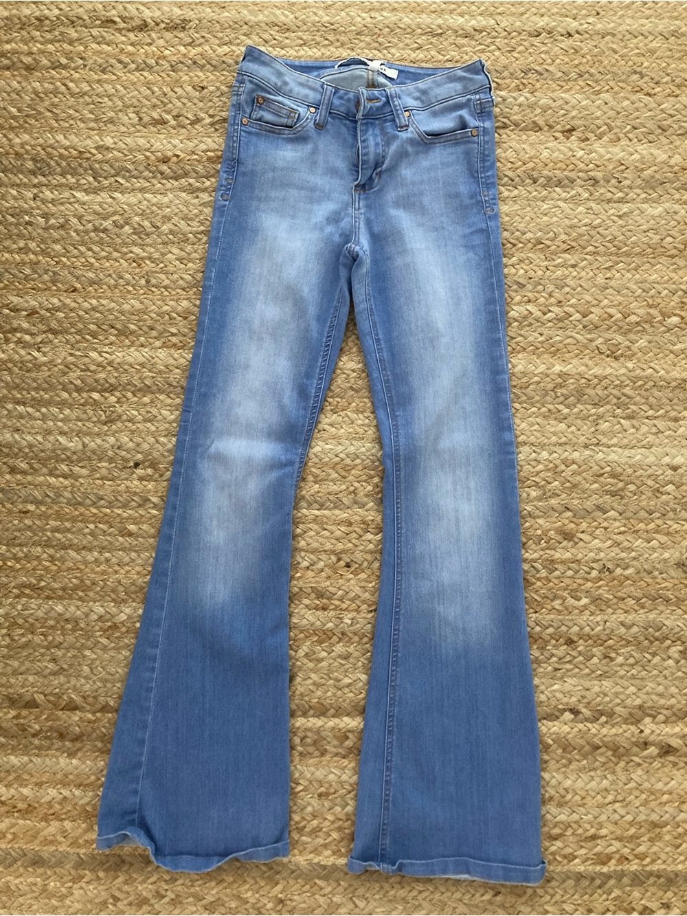 Celebrity Pink Light Blue Flare Jeans